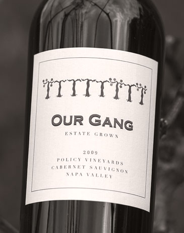 2009 Our Gang Cabernet Sauvignon bottle shot